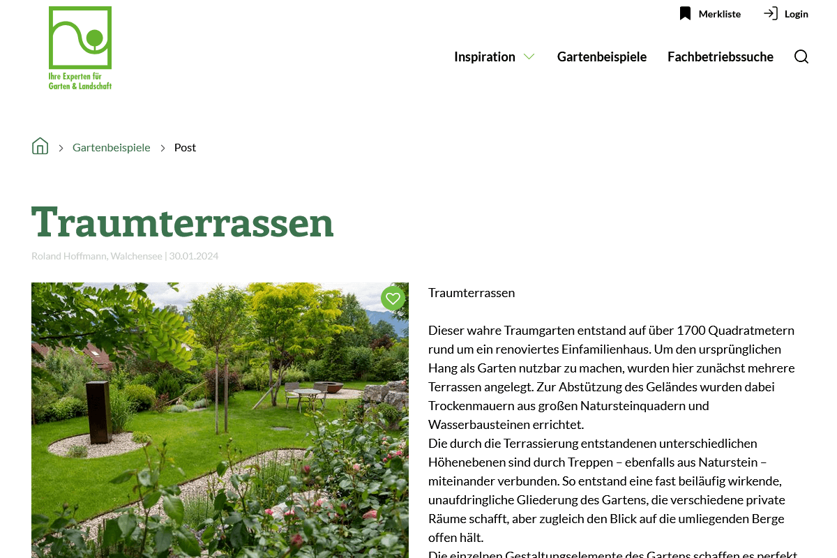 Screenshot mein-traumgarten.de